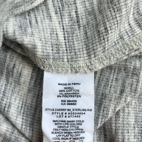 Theory Heather Grey Casual Cotton Mini Dress in Small Petite - Picture 4 of 4